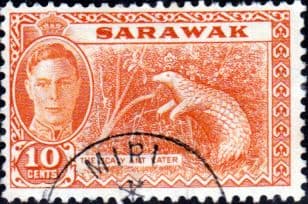 Sarawak 1950 SG 177 Scaly Ant Eater Fine Used