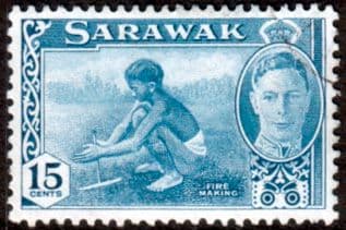 Sarawak 1950 SG 179 Fire Making Fine Used