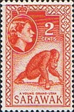 Sarawak 1955 SG 189 Orang Utan Fine Mint