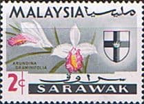Sarawak 1965 Flowers Orchids SG 213 Fine Mint