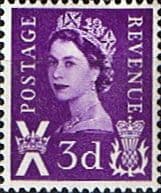 Scotland 1958 Queen Elizabeth II SG S 1pb Fine Mint