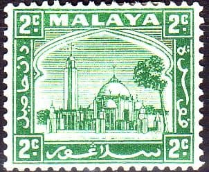 Selangor 1935 Mosque at Klang SG 69 Fine Mint