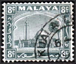 Selangor 1935 Mosque at Klang SG 75 Fine Used