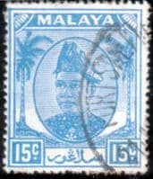 Selangor 1949 Sultan Sultan Hisam-ud-Din Alam Shah SG 100 Fine Used