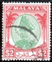 Selangor 1949 Sultan Sultan Hisam-ud-Din Alam Shah SG 109 Fine Used