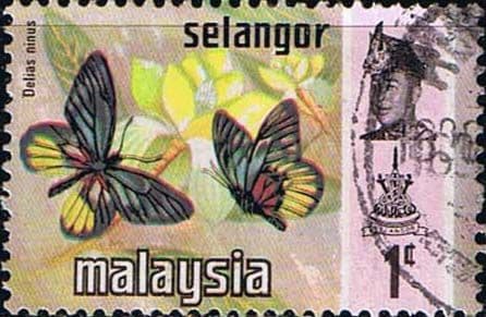 Selangor 1971 Butterflies SG 146 Fine Used