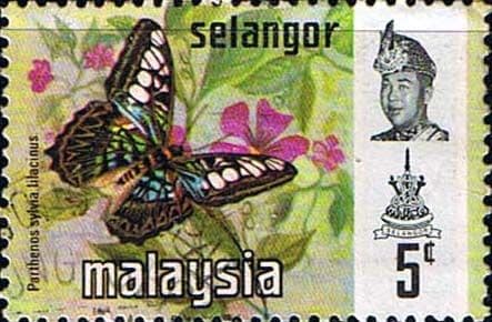 Selangor 1971 Butterflies SG 148 Fine Used