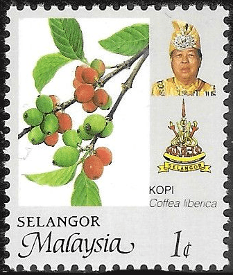 Selangor 1986 Agricultural Products of Malaysia SG 176 Fine Mint