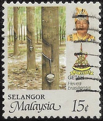 Selangor 1986 Agricultural Products of Malaysia SG 180 Fine Used