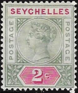 Seychelles 1890 Queen Victoria SG 9 Fine Mint