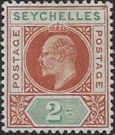 Seychelles 1906 King Edward VII SG 60 Fine Mint