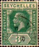 Seychelles 1917 King George V SG 83 Fine Used