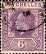 Seychelles 1921 King George V SG 105 Fine Used