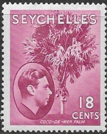 Seychelles 1938 King George VI SG 139c Fine Mint
