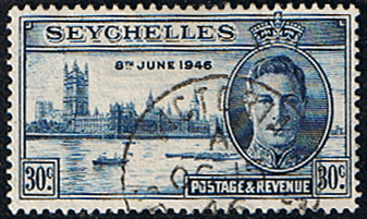 Seychelles 1946 King George VI Victory SG 151 Fine Used