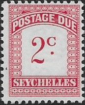 Seychelles 1951 Post Due SG D1 Fine Mint
