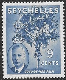 Seychelles 1952 King George VI SG 160 Fine Mint