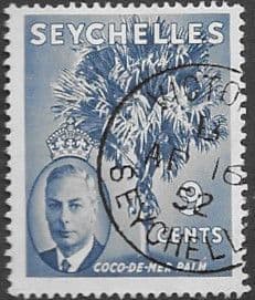 Seychelles 1952 King George VI SG 160 Fine Used