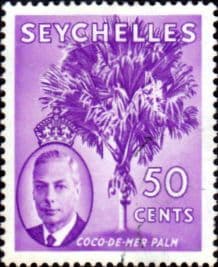 Seychelles 1952 King George VI SG 167 Fine Used