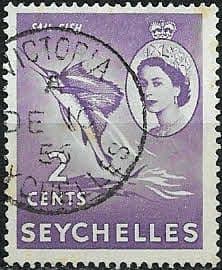 Seychelles 1954 Queen Elizabeth II SG 174 Fine Used