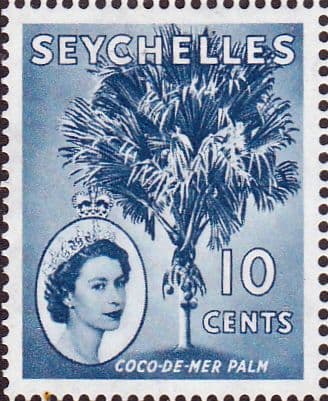 Seychelles 1954 Queen Elizabeth II SG 176a Fine Mint Block of 4