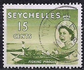 Seychelles 1954 Queen Elizabeth II SG 177 Fine Used