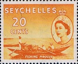 Seychelles 1954 Queen Elizabeth II SG 179 Fine Mint