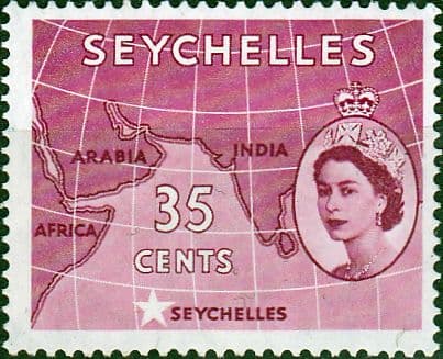Seychelles 1954 Queen Elizabeth II SG 180a Fine Mint