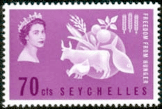 Seychelles 1963 Freedom From Hunger Fine Mint