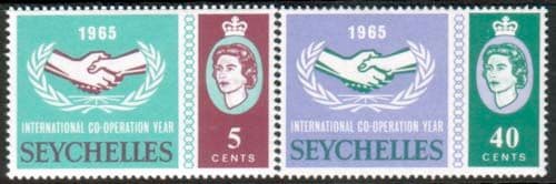 Seychelles 1965 International Co-operation Year Set Fine Mint