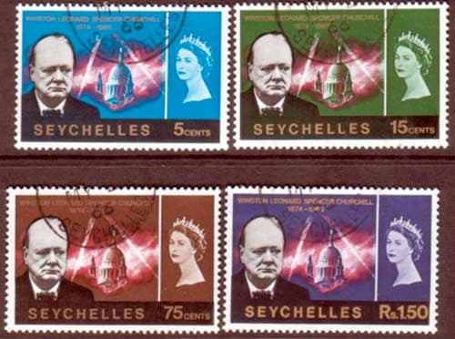 Seychelles 1966 Churchill Set Fine Used