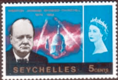 Seychelles 1966 Churchill SG 222 Fine Mint