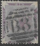 Sierra Leone 1859 Queen Victoria SG 1 Used