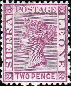 Sierra Leone 1872 Queen Victoria SG 12 Good Mint