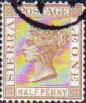 Sierra Leone 1876 Queen Victoria SG 16 Fine Used