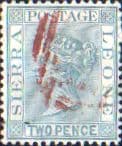 Sierra Leone 1884 Queen Victoria SG 30 Fine Used
