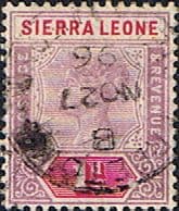 Sierra Leone 1896 Queen Victoria SG 42 Fine Used