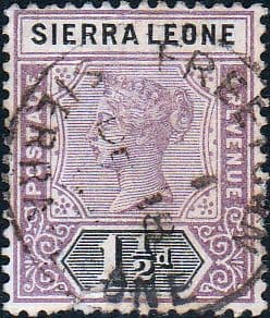 Sierra Leone 1896 Queen Victoria SG 43 Fine Used