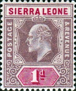 Sierra Leone 1903 King Edward VII SG  74 Fine Mint