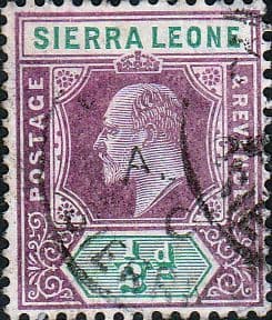 Sierra Leone 1904 King Edward VII SG  86 Fine Used