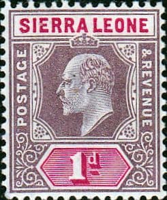 Sierra Leone 1904 King Edward VII SG  87 Fine Mint