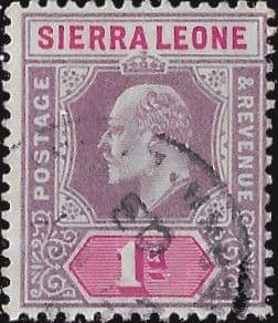 Sierra Leone 1904 King Edward VII SG 87 Fine Used
