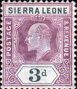 Sierra Leone 1904 King Edward VII SG 91 Fine Mint