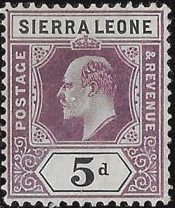 Sierra Leone 1904 King Edward VII SG 93 Fine Mint