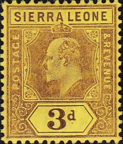 Sierra Leone 1907 King Edward VII SG 104 Fine Mint