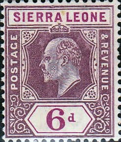 Sierra Leone 1907 King Edward VII SG 107 Fine Mint