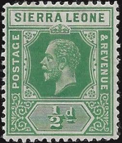 Sierra Leone 1912 King George V SG 112 Fine Mint