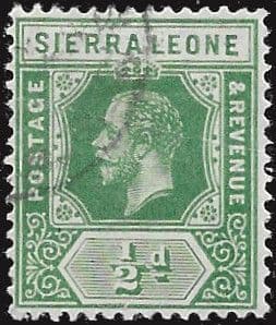 Sierra Leone 1912 King George V SG 112 Fine Used