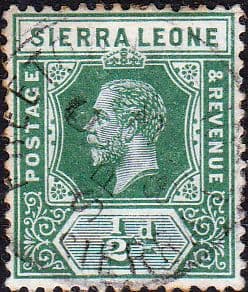 Sierra Leone 1912 King George V SG 112b Fine Used
