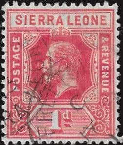Sierra Leone 1912 King George V SG 113 Fine Used